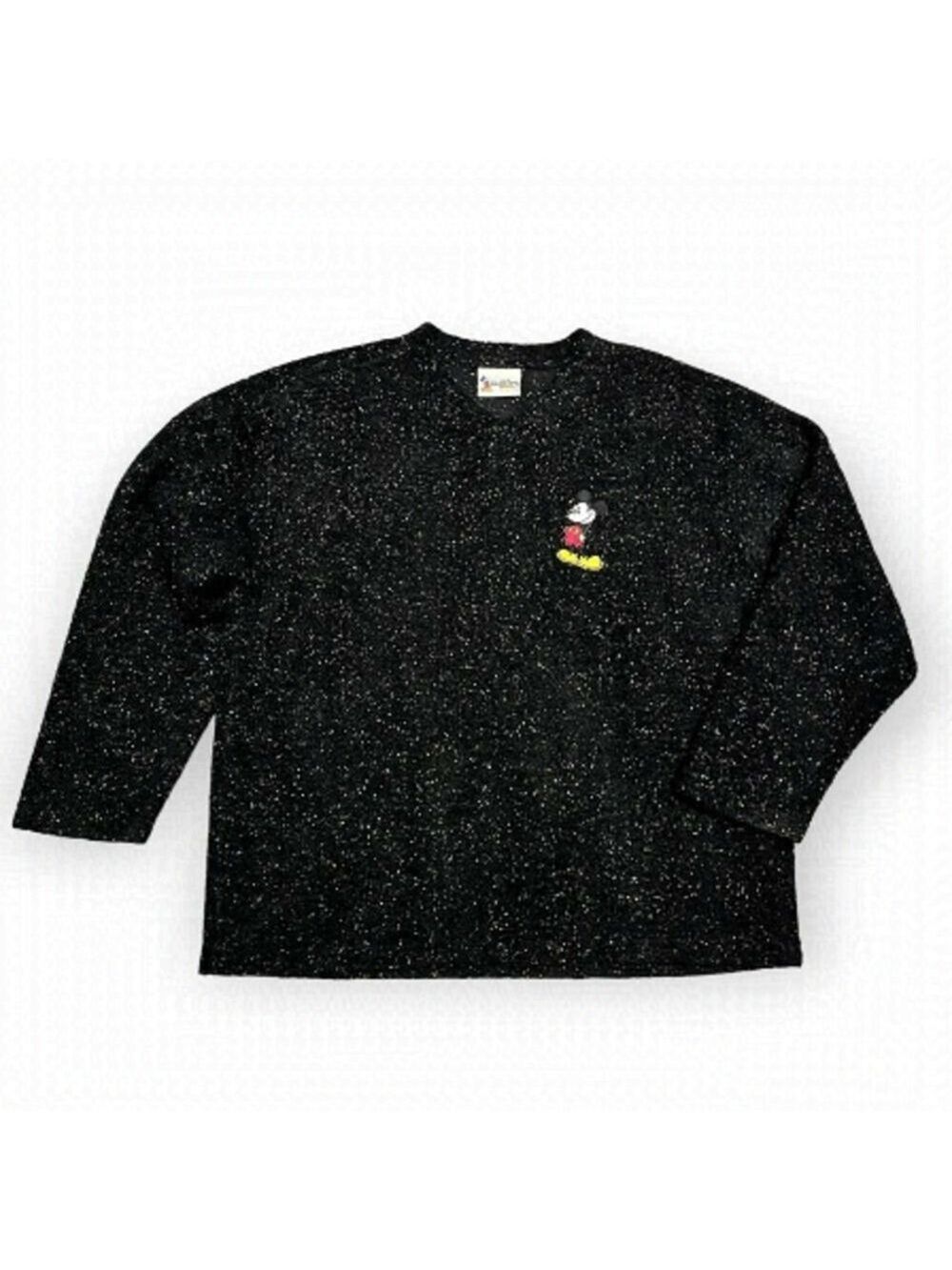 Vintage 90s Walt Disney World Mickey Mouse Sweater Soft Fleece - Womens Small